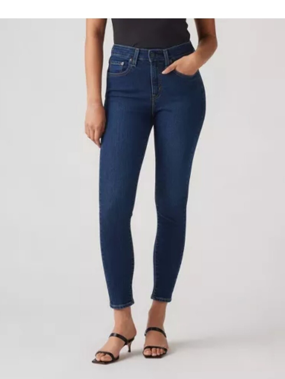 Levi's 721 High-Rise Skinny Women's Jeans Eternal Indigo Slim Fit, Stretch Size